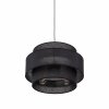 Dekoracyjna lampa wisząca w stylu boho czarny abażur rystykalna industrialna nad stół do salonu jadalni sypialni CALISTO 3 BLACK 5099 50cm TK-Lighting